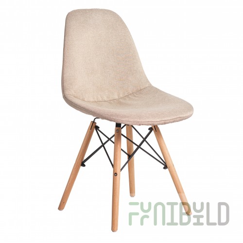 E02 cover for Eames chair, thick beige