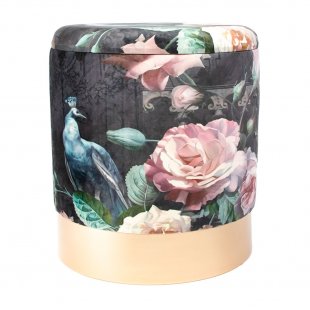 Pouf with lid Rakeland