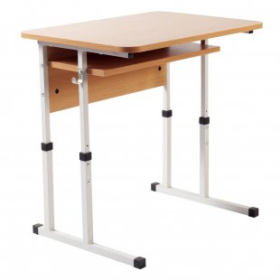 Single desk with shelf K2