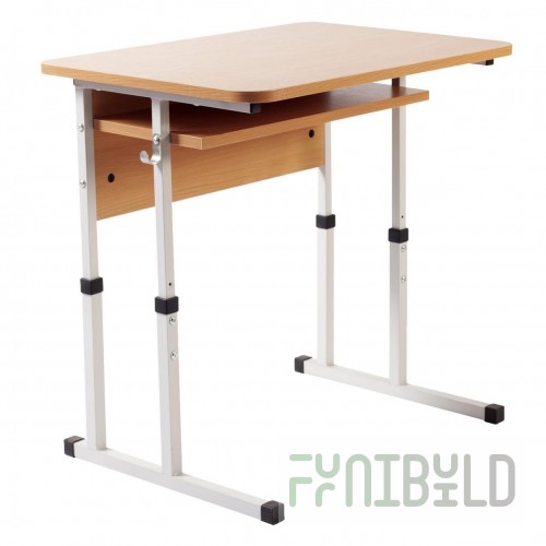 Single desk with shelf K2