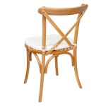 Cushion 01 for chair Crossback, 3cm, white