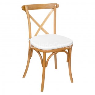 Cushion 01 for chair Crossback, 3cm, white