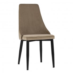 Chair Largo velour cappuccino