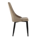 Chair Largo velour cappuccino