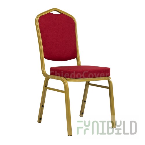 Chair Hit 25mm - gold, red matting