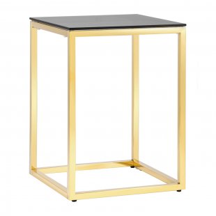 Coffee table 40*40 Town gold glass smoke