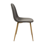 Valencia chair, velvet, charcoal