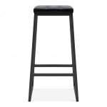 Konsec bar stool, soft, black Konsec bar stool, soft, black
