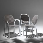Plastic chair Dalia, white