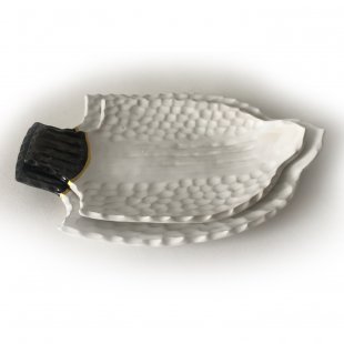 Dinner plate, white fish