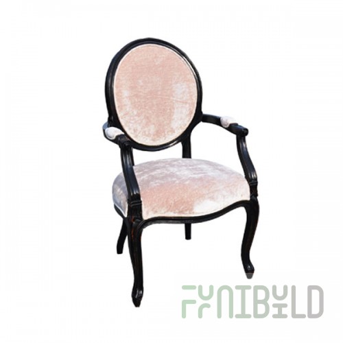 Chair with armrest Noir&Blanc