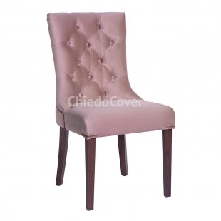 Half armchair Sharry, dusty rose color