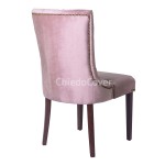 Half armchair Sharry, dusty rose color