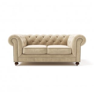 Chesterfield Lux ​​sofa two-seater beige