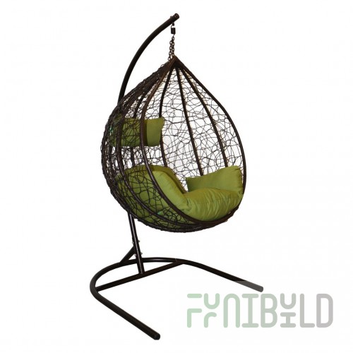 Hanging 1-seater chair VEIL