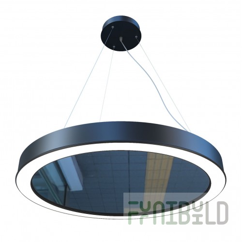 Pendant lamp Steria with mirror