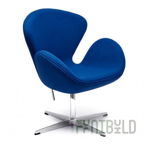 Swan Chair blue cashmere