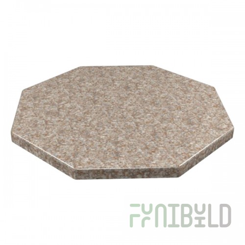 Duolit tabletop, octagon 100x100