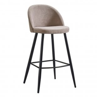 Bar stool Amazar beige/black