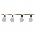 LED Garland Jutta Bulbs Battery Operated, 10 Warm White Bulbs