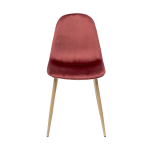 Valencia chair, velvet, burgundy