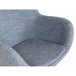 Egg chair, grey