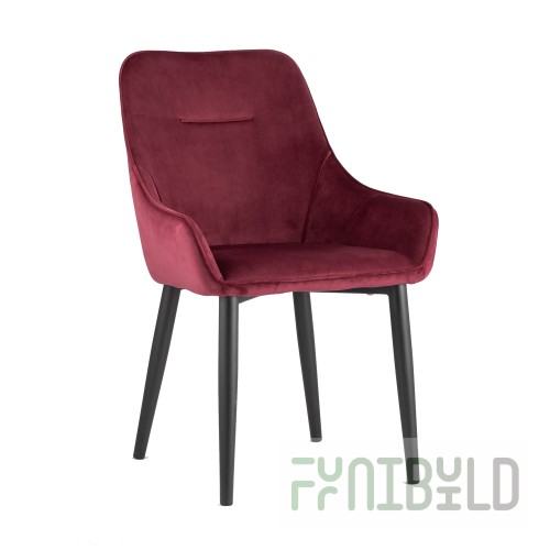 Chair Diana, burgundy velvet