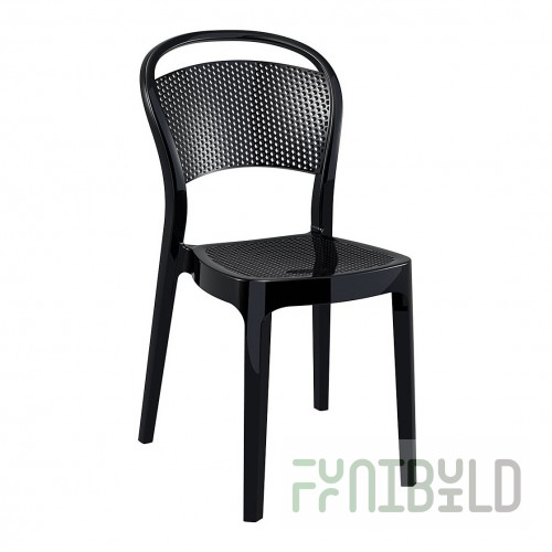Plastic chair Bee, black