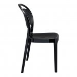 Plastic chair Bee, black Plastic chair Bee, black