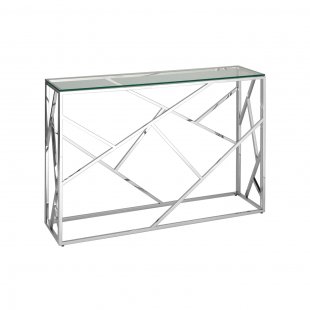 Console table Art Deco 115 x 30 silver