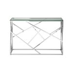 Console table Art Deco 115 x 30 silver