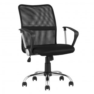 TopChairs Junior office chair, black