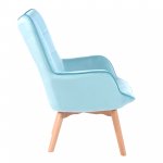 Armchair Mango, velveteen, mint
