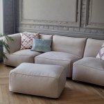 Modular sofa with two corner modules Lite