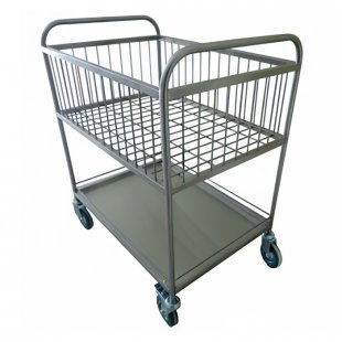 Stainless steel laundry cart, TP 34