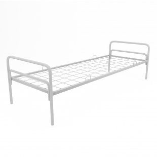 Metal bed Iskra with double partition