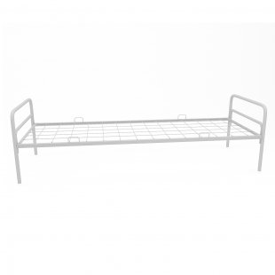 Metal bed Iskra with double partition