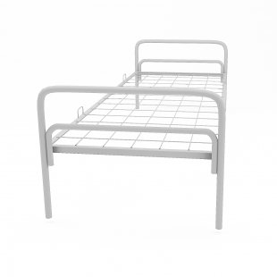 Metal bed Iskra with double partition
