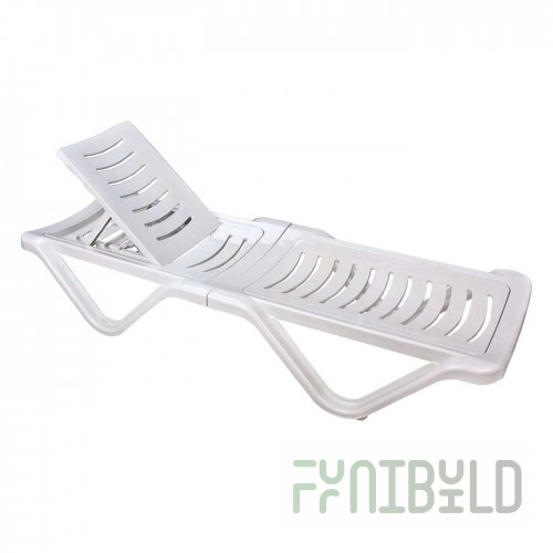 Chaise lounge white