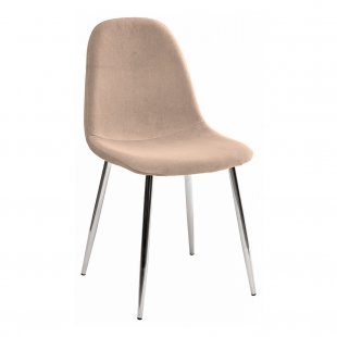 Chair Pescara velor Latte
