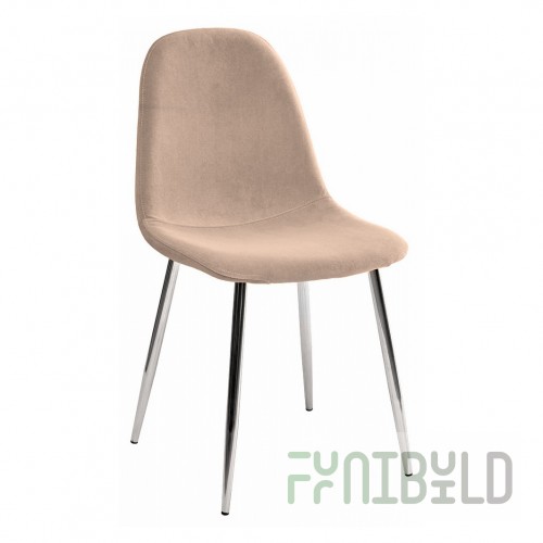 Chair Pescara velor Latte