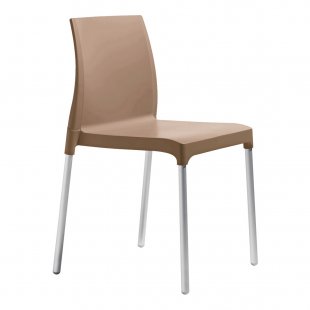 Plastic chair Chloe Chair Mon Amour, tortora