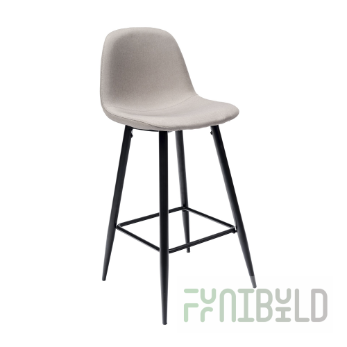 Bar stool Valencia, gray