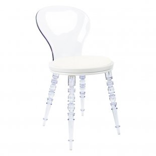 Chair Babel, white with white insert