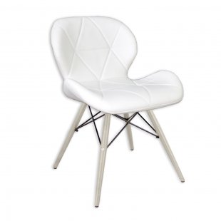 Eames DSW DEEP chair, white legs
