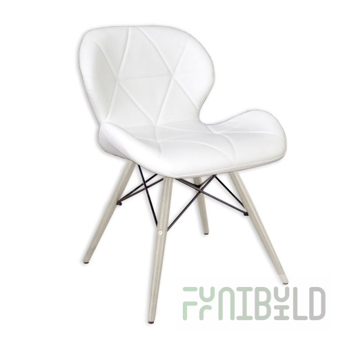 Eames DSW DEEP chair, white legs