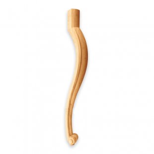 Wooden bent leg 38