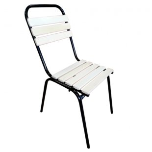 Prestige chair made of slats