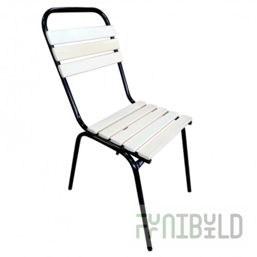 Prestige chair made of slats