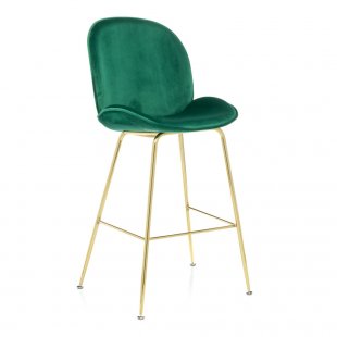 Bar stool Turin emerald